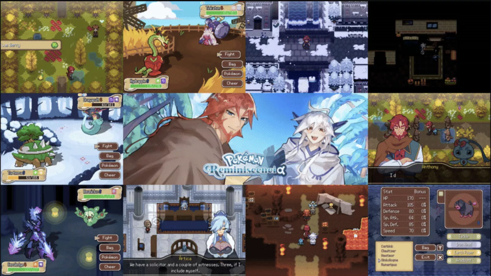 Pokémon Reminiscencia Gameplay Screenshots